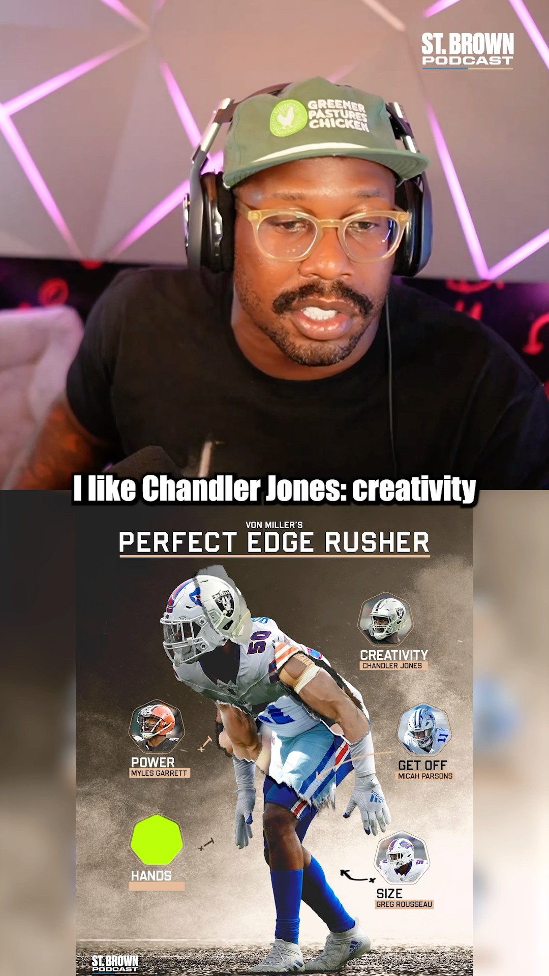 Von Miller builds his perfect EDGE rusher ?